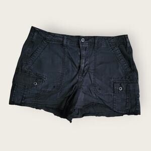 American Eagle Shorts Women's Sz 10 Cargo black 90's Boyfriend Short Preppy